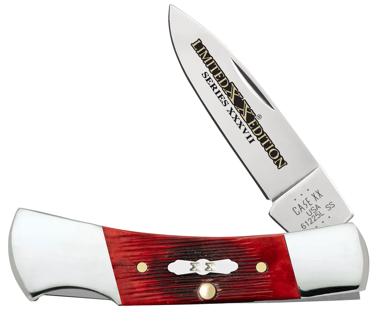 Case XX Knives Lockback Barnboard Jig Old Red Bone 12211 Stainless Pocket Knife