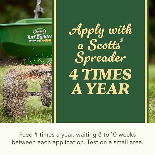 O.M. Scott and Sons Tall Fescue Blend Grass Seed, Fertilizer and Soil Improver, Naturally Crowds Out Weeds, Covers Up to 2,000 sq. ft., 8 lbs.