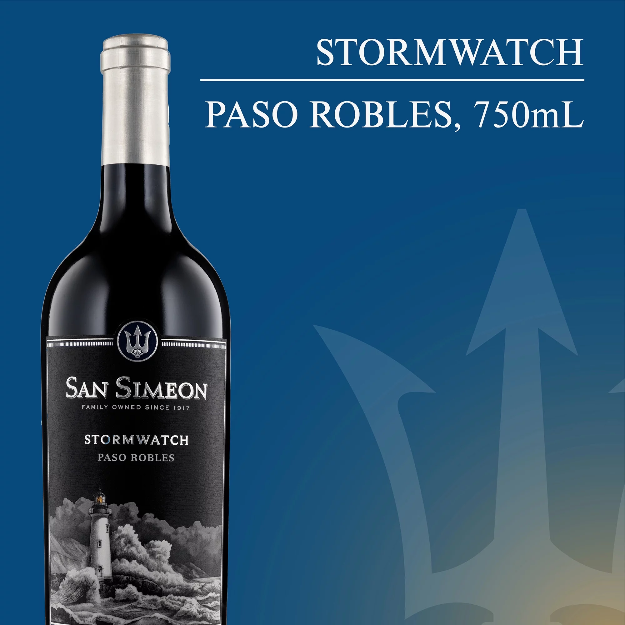 San Simeon Stormwatch Estate Red Wine, 750ml Glass Bottle, Paso Robles, California