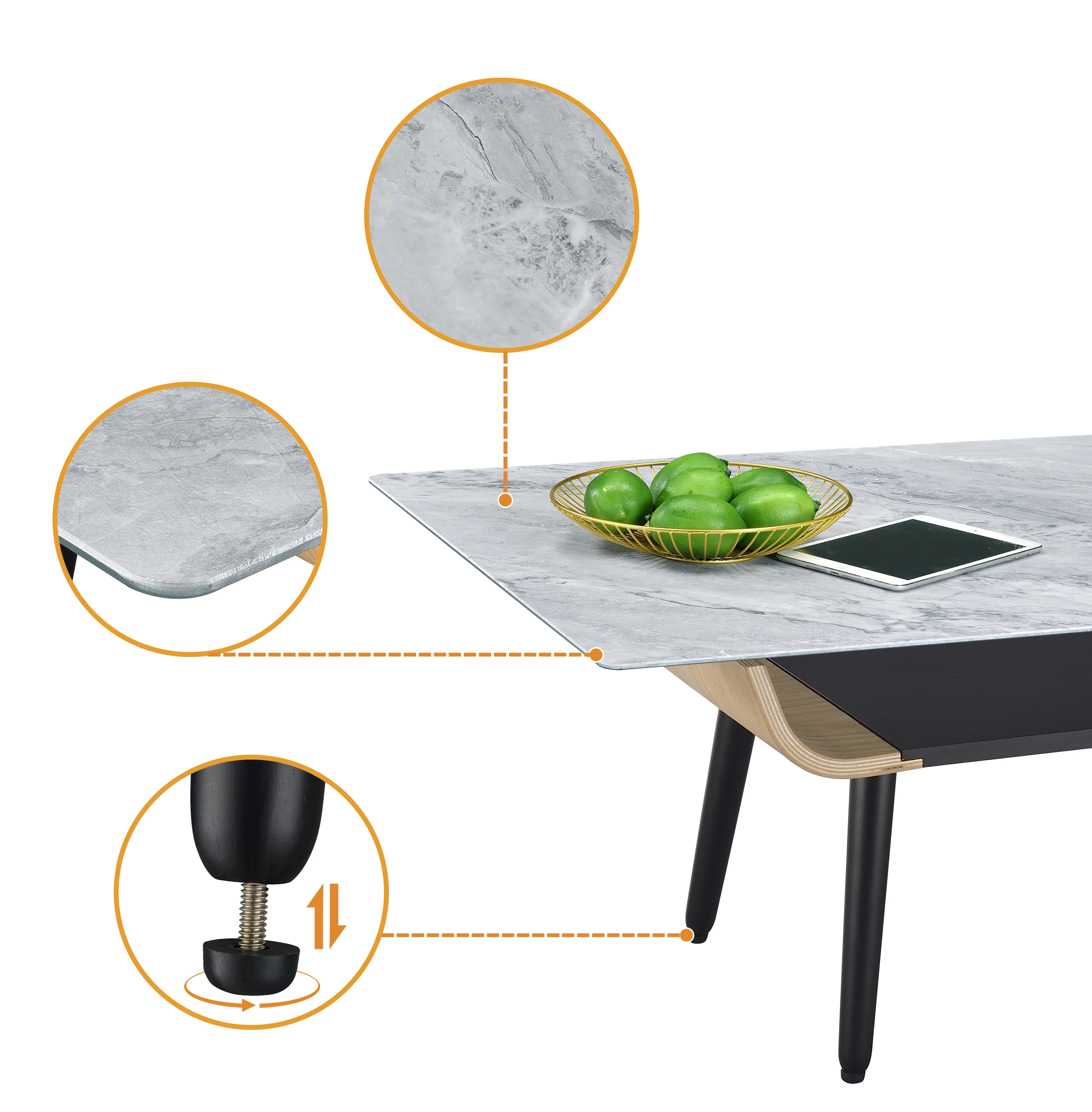 Stylish Landon Coffee Table - 56.0 - Upgrade Your Space