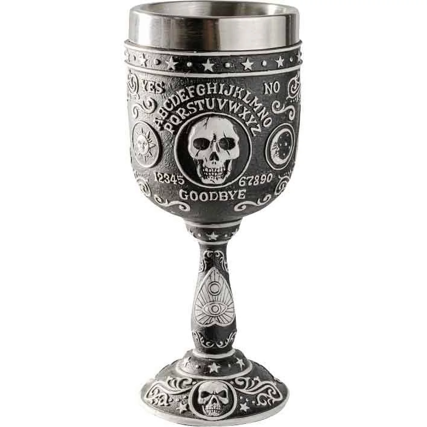 Ouija Spirit Board Goblet | Steel by Medieval Collectibles
