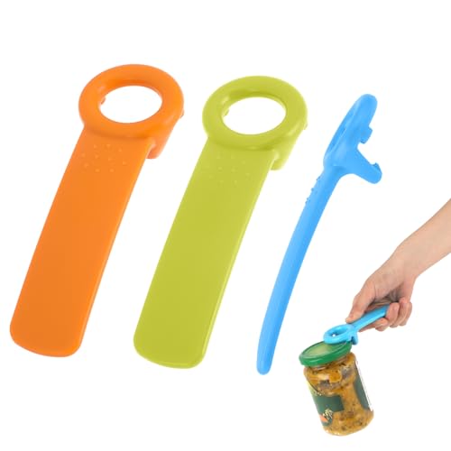 Giantree 3 Pcs Jar Opener, Easy Grip Opener Jar Key Jar Lid Opener Plastic Jar Opener 5.5