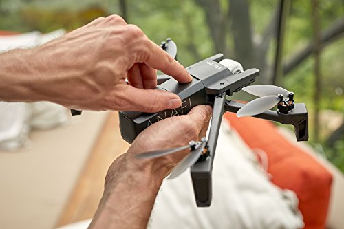 Parrot PF728000 ANAFI Drone, Foldable Quadcopter Drone with 4K HDR Camera, Compact, Silent & Autonomous, Realize your shots with a 180° vertical swivel camera, Dark Grey