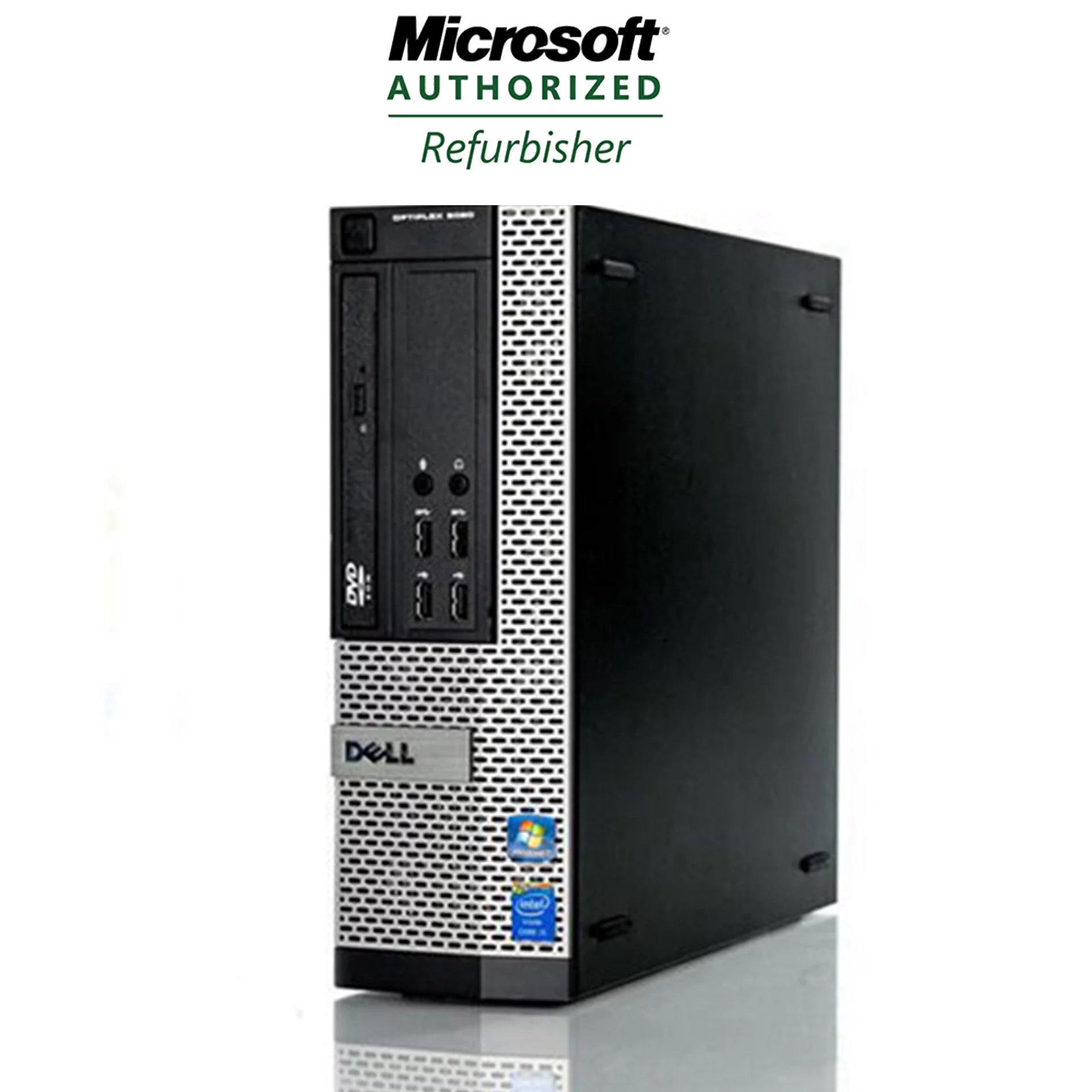 Used Dell OptiPlex 990 Desktop Computer PC, 3.10 GHz Intel Core i5 Quad-Core Gen 2, Dual Monitor Computer Bundle 8GB 1TB with 2x 22