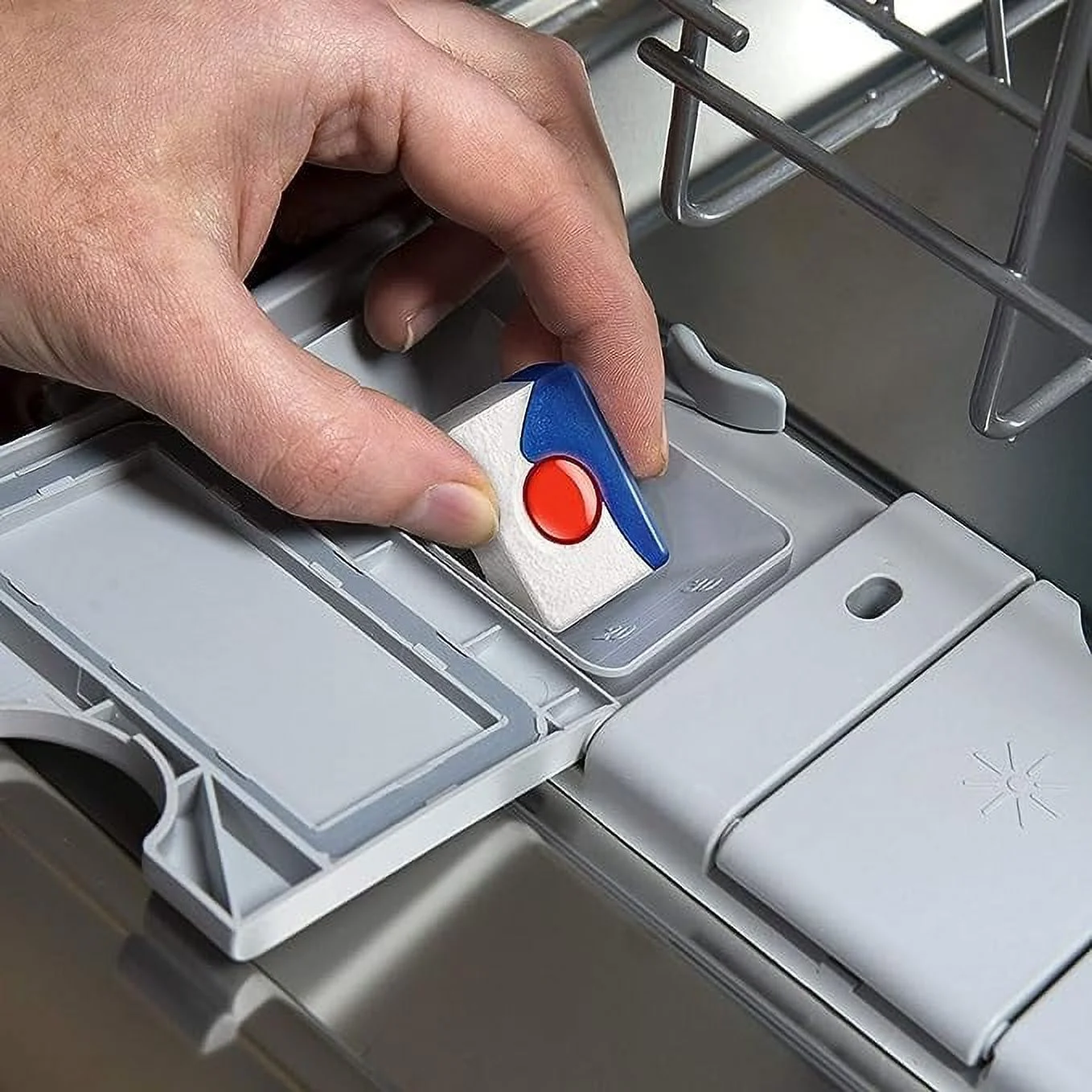 Finish Power Ball Quantum dishwasher detergent pods, Powers through toughest messes the 1st time, For Shine & Deep Clean, Lemon Sparkle, 64 Tabs