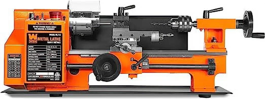 WEN 7-by 12-Inch Benchtop Metal Lathe, Variable Speed, Two Direction