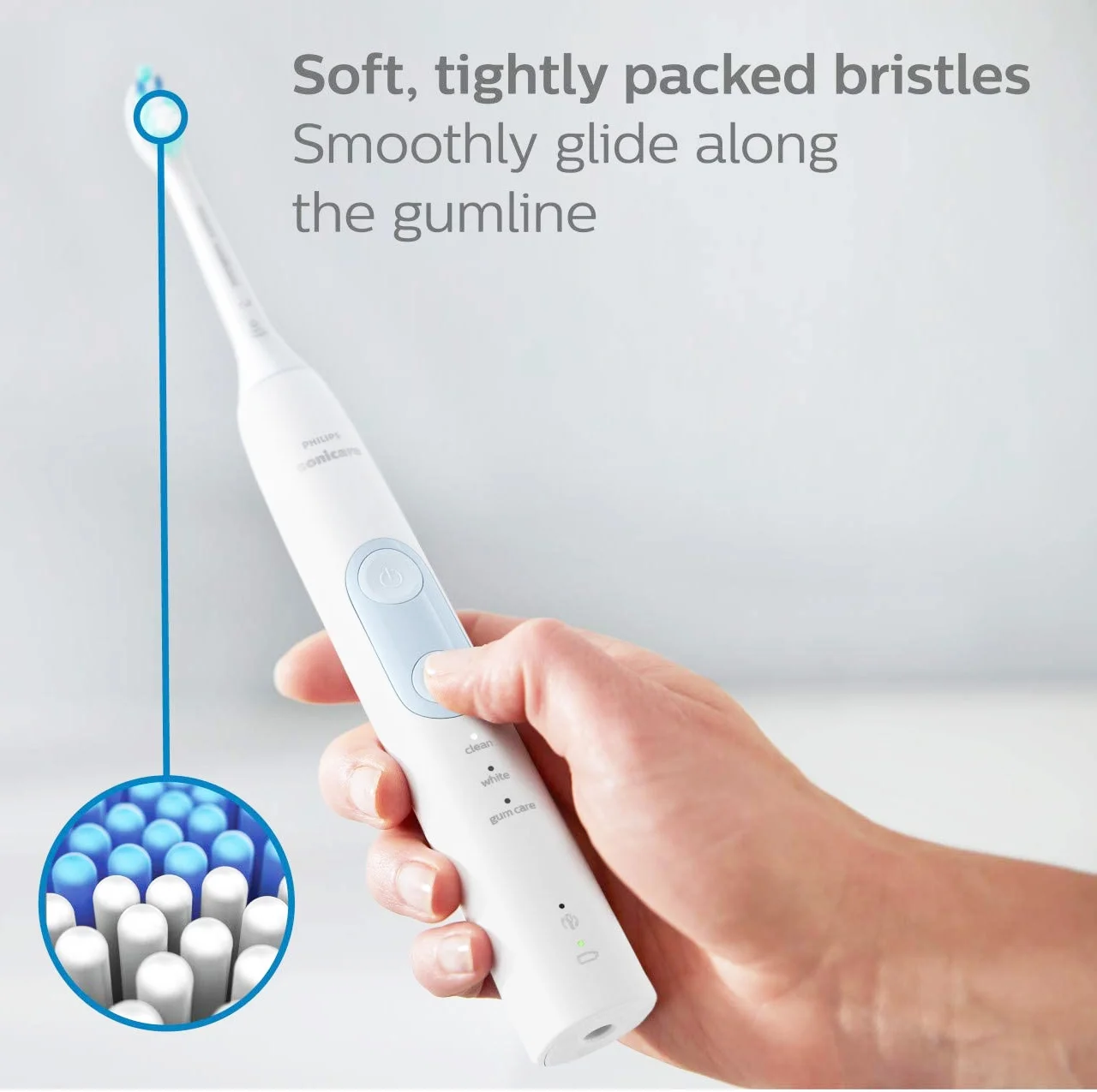 C2 Optimal Plaque Defence Toothbrush Head, Compatible with Philips Sonicare Electric Toothbrush Brush Heads, HX9024, White, 8 Pack