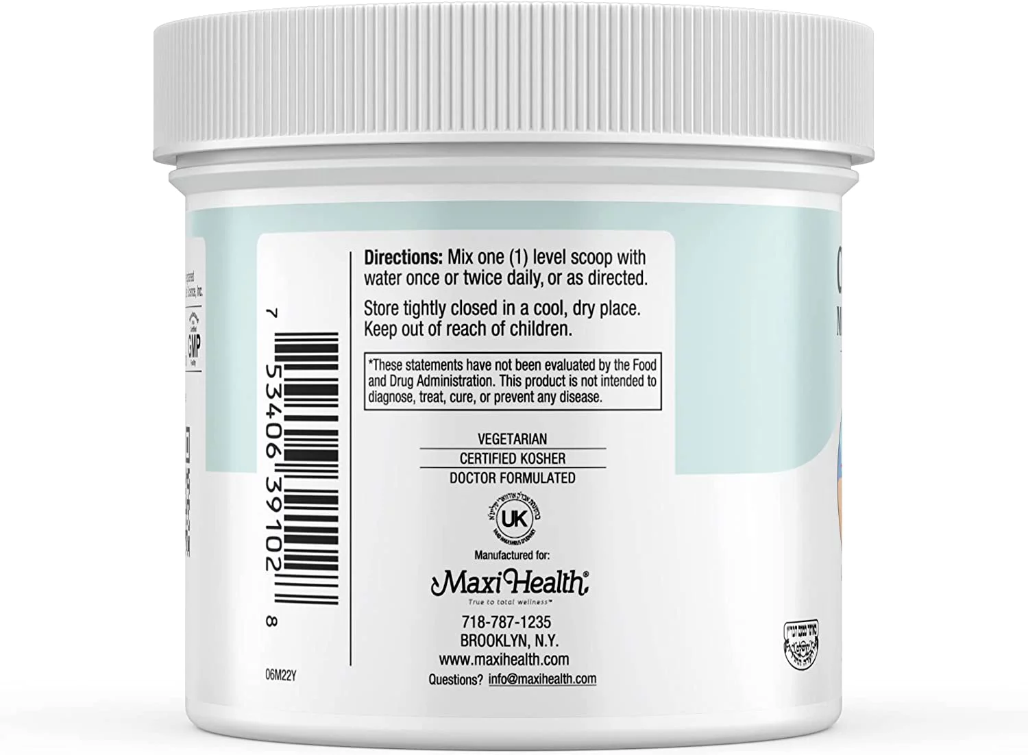 Maxi Health Kosher Creatine Muscle Complex - 6.98 oz