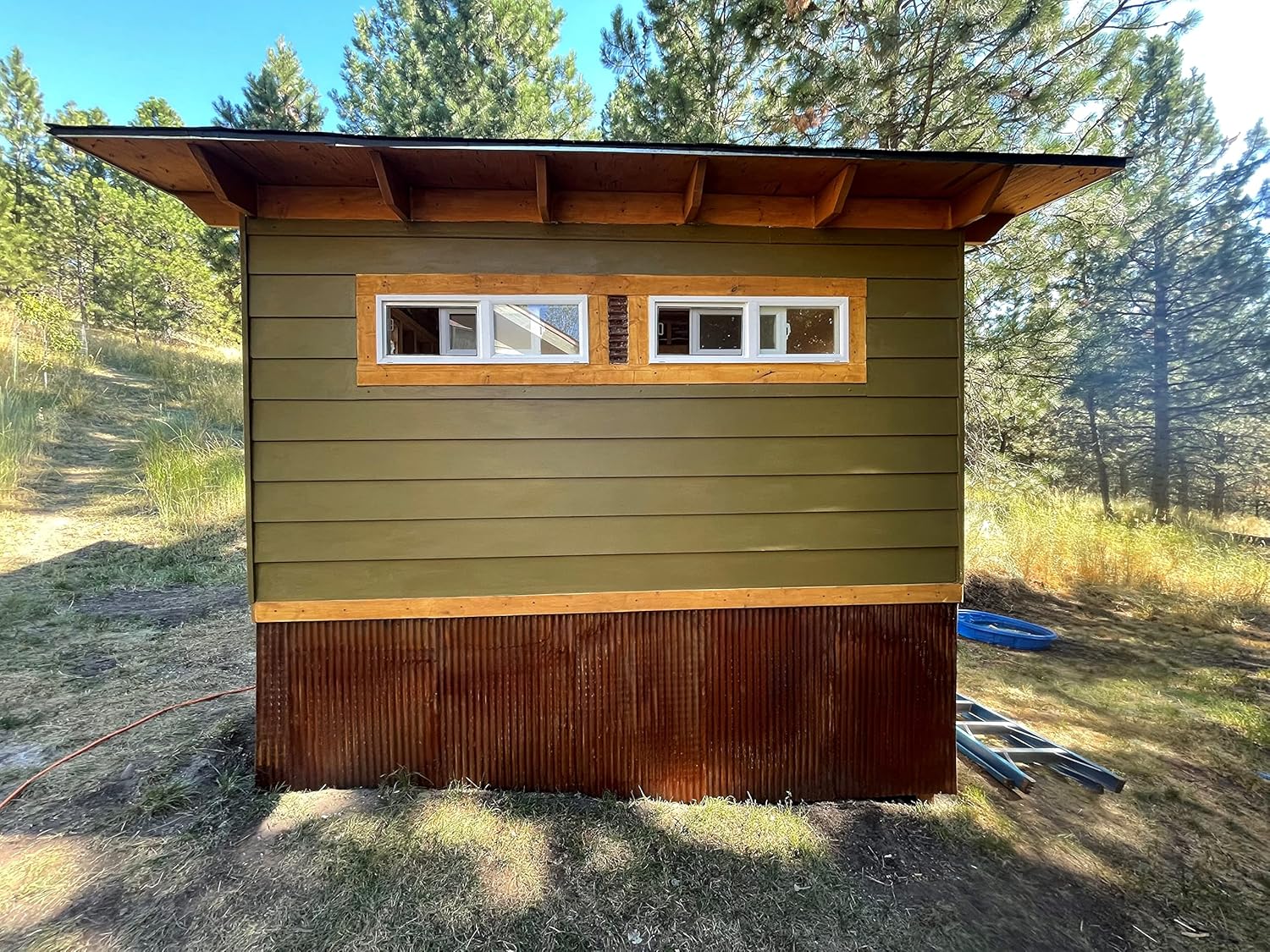 CeilingConnex Steel Rustic Corrugated Metal Wainscoting (Rusted) - Corrugated Metal Sheets, Metal Wall Panels - Dakota Tin