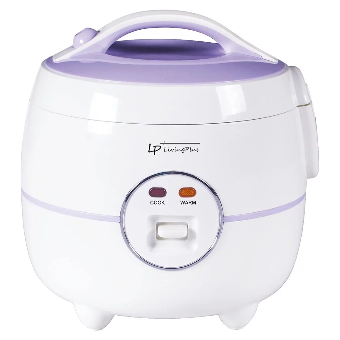 LP Living Plus Electric Rice Cooker, Non Stick Coating, One Touch Button (1.0L/5Cup)