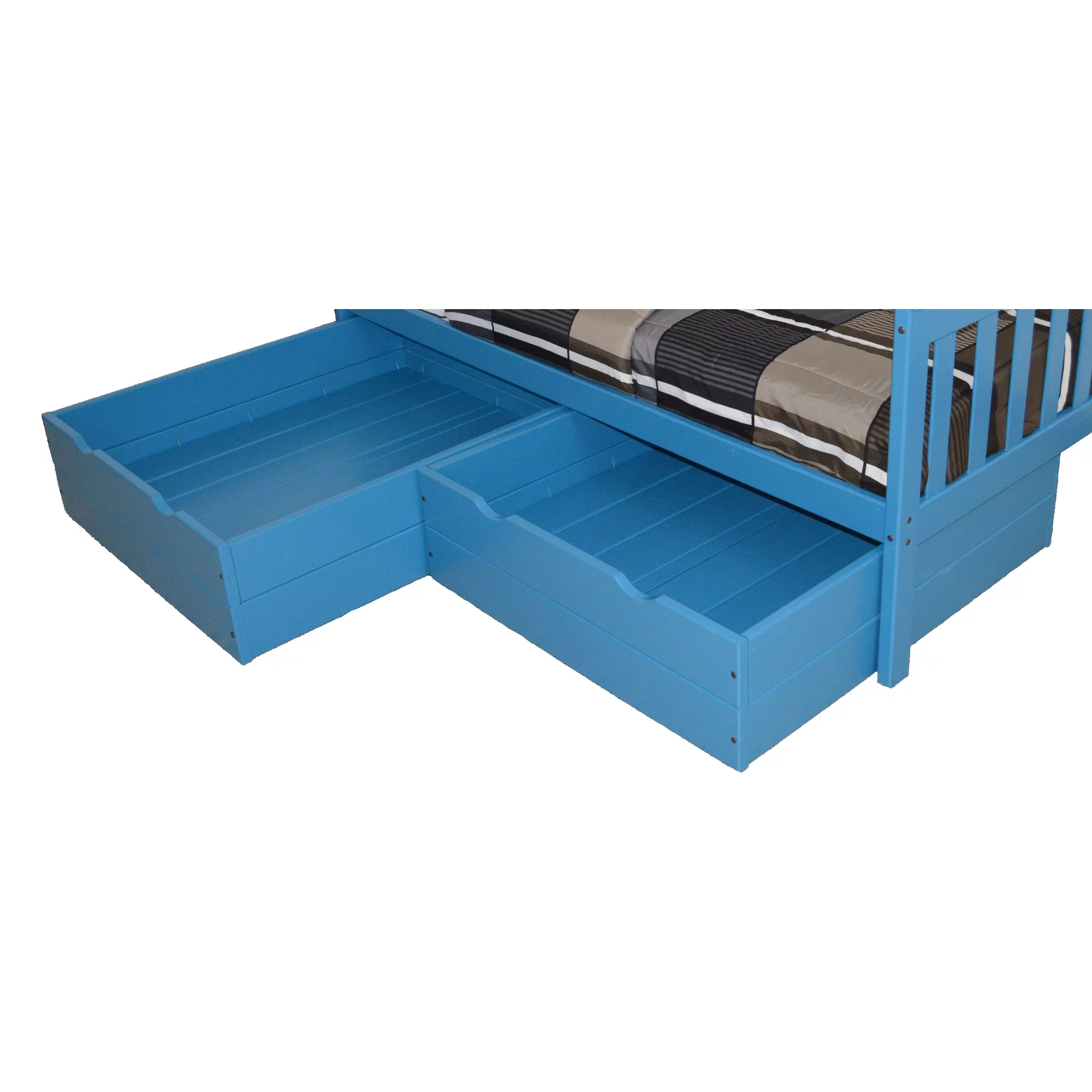 Kunkle Holdings LLC Pine 2 Piece Full Drawers Unfinished Wood Finish