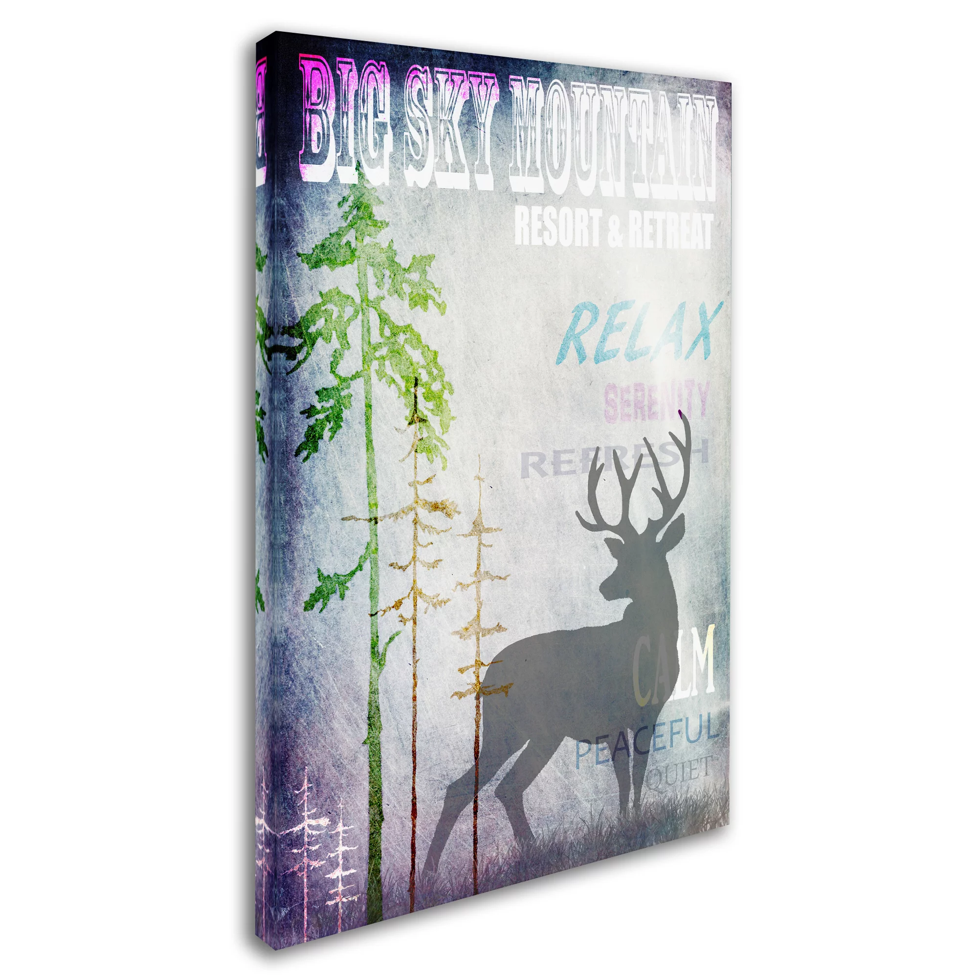 Trademark Fine Art 'Big Sky Mountain' Canvas Art by LightBoxJournal