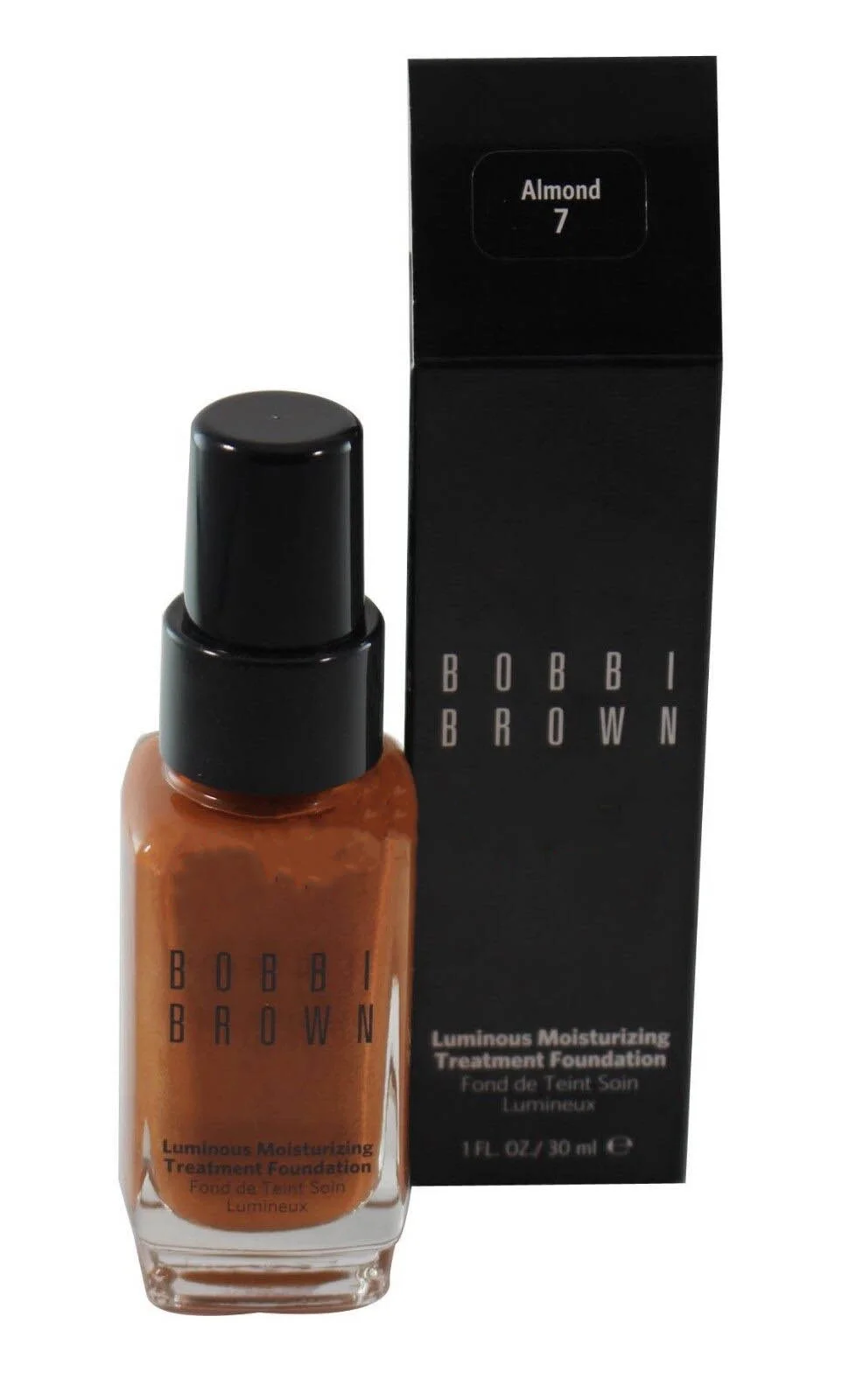 Bobbi Brown Luminous Moisturizing Foundation (Almond 7) 1 Oz