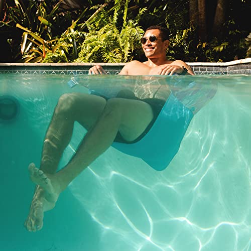 Big Joe Noodle Sling, No Inflation Needed, Pool Float with Armrests, Quick Draining Fabric, Cup Holder