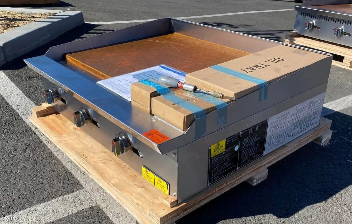 36 Deep Manual griddle NSF DCGMA36