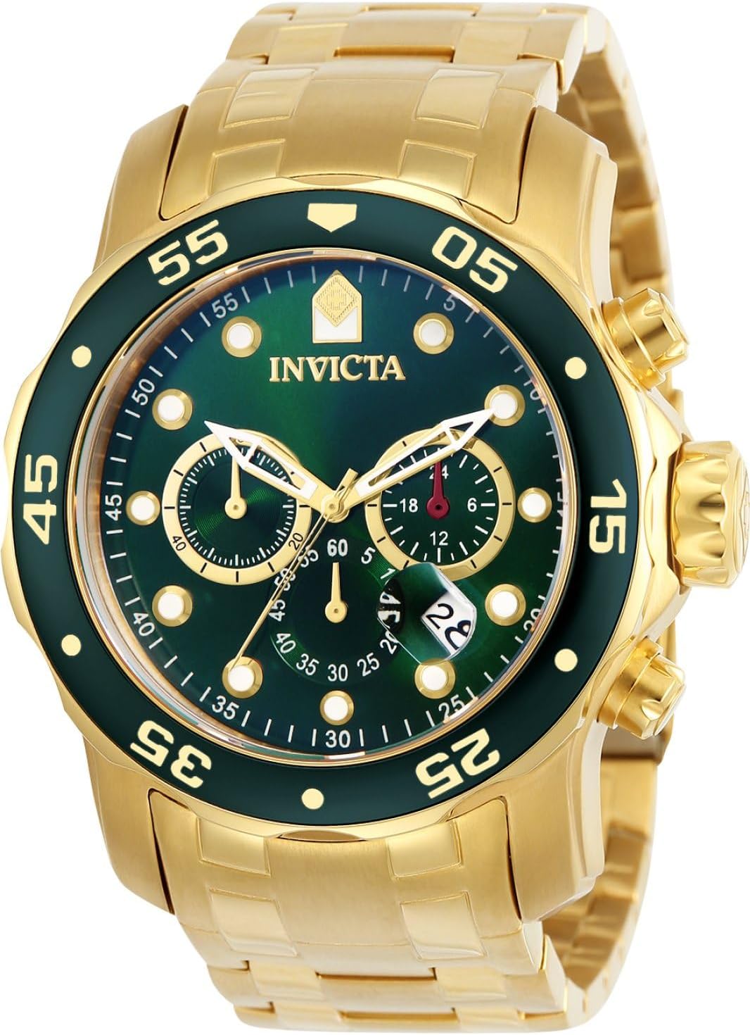 Invicta Men's 21925 Pro Diver Analog Display Quartz Gold Watch