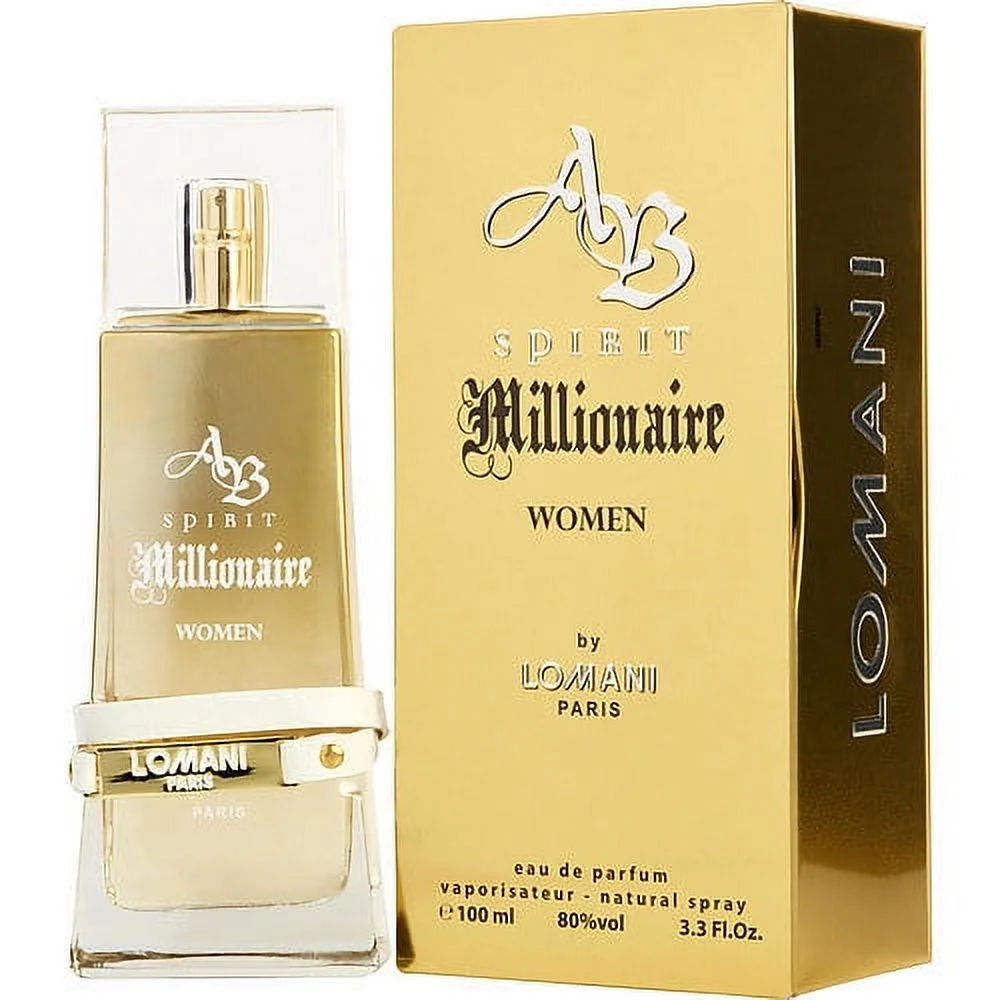AB Spirit Millionaire Eau de Parfum Spray - 3.3 oz - Luxury Blend of Fruit and Floral