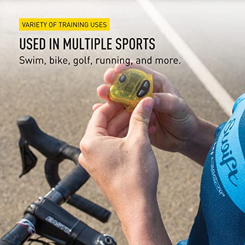 FINIS Tempo Trainer Pro Audible Metronome Pacing Device , Yellow/Blk, Small