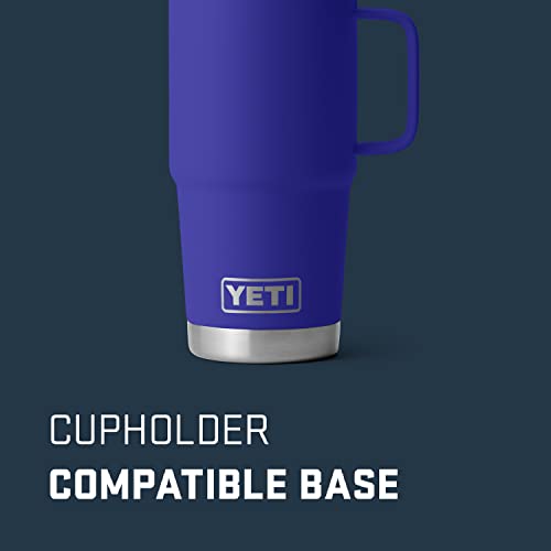 YETI Rambler 20 oz Travel Mug, Stainless Steel, Vacuum Insulated with Stronghold Lid
