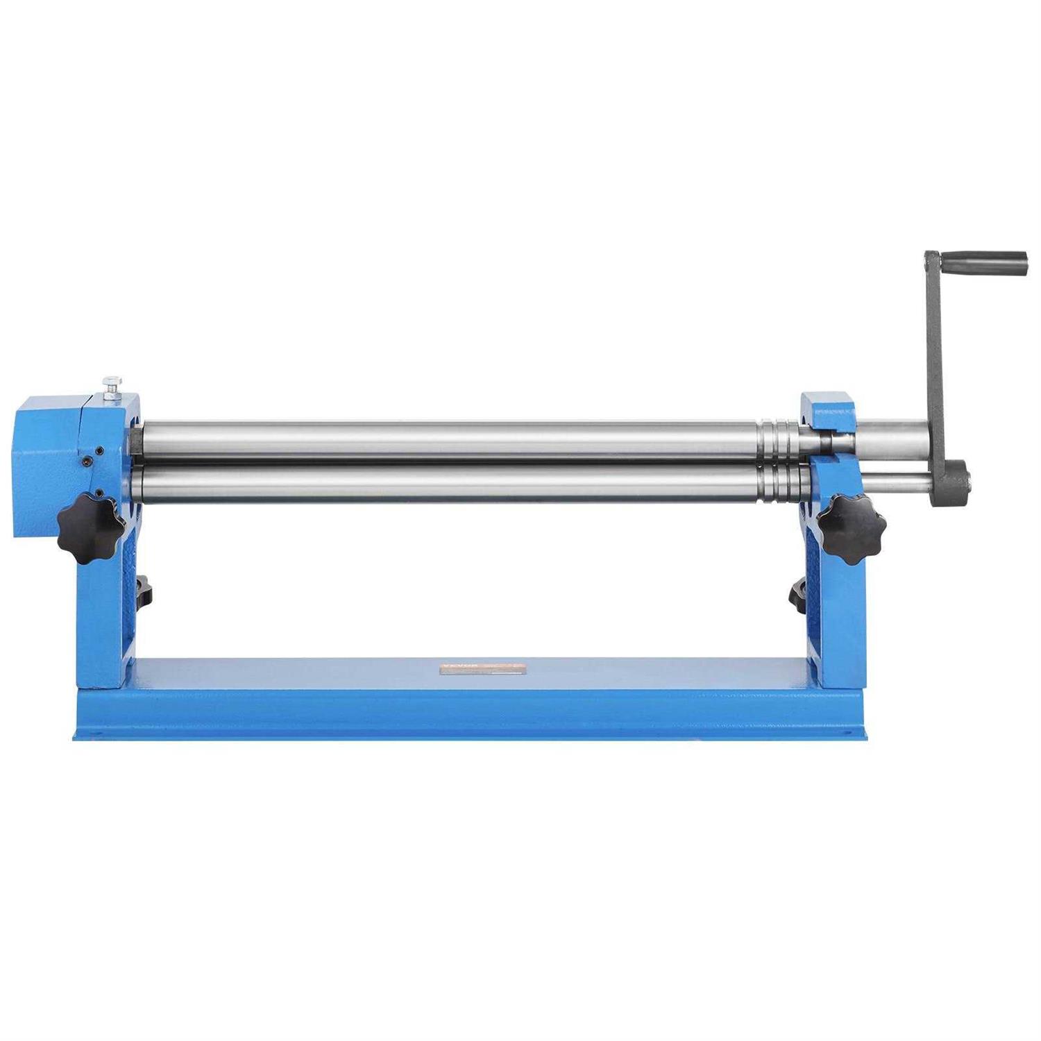 VEVOR Slip Roll Machine Forming Width Gauge Capacity Sheet Metal Slip Roller Rolling Bending Machine with 2 Detachable Rollers - Shop Hardware Tools Online Store