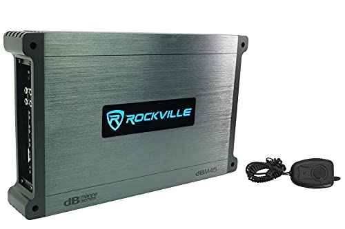 Rockville DBM12 2000W Peak / 500w RMS 2 Ohm Marine/Boat Mono Amplifier Amp W/Covers+Bass Remote