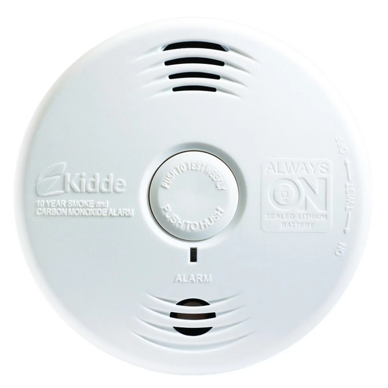 Kidde Worry-Free Battery-Powered Electrochemical/Ionization/Photoelectric Smoke and Carbon Monoxide Detector
