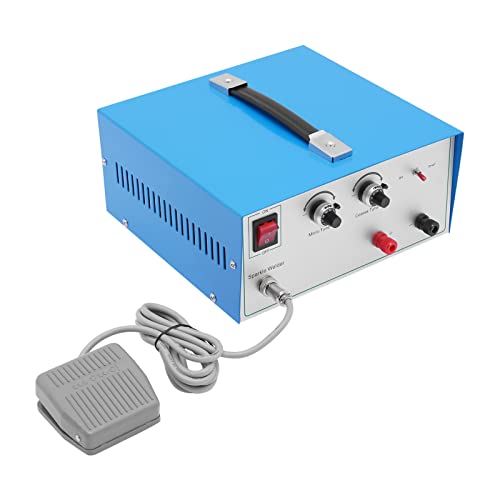 Jewelry Spot Welder, Pulse Sparkle Spot Welder 110V 80A Portable Spot Welding Machine with Handle DIY Spot Welding Tool for Gold K gold Silver Platinum Steel