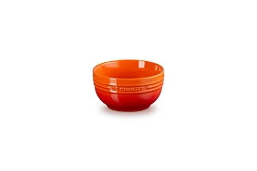 Le Creuset Tea Bowl Rice Ball 330ml Orange Heat Resistant Cold Resistant Microwave Oven Dishwasher Safe