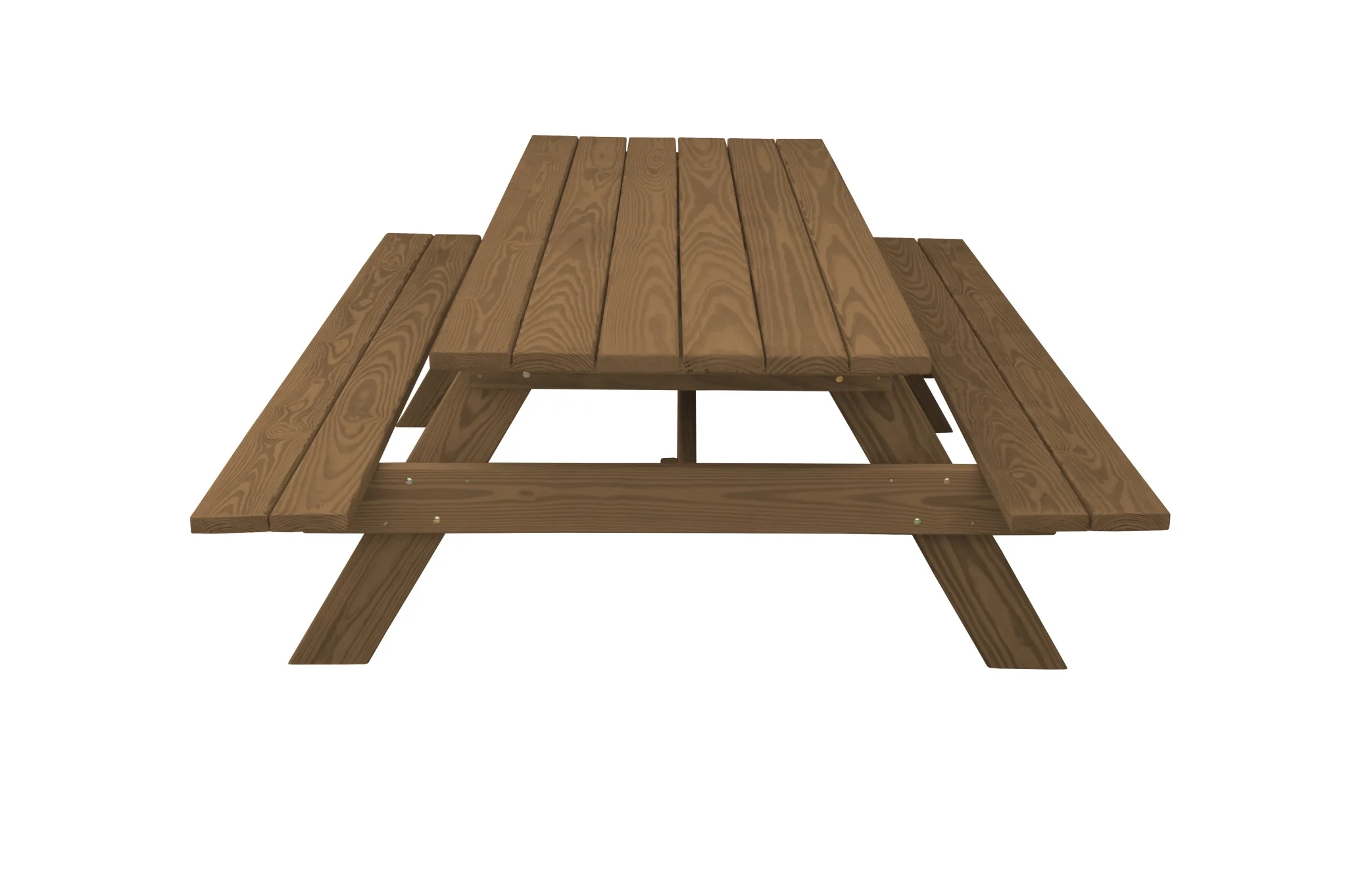 HomeRoots 524999 Wood Brown Solid Wood Outdoor Picnic Table