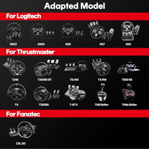 RACGTING Racing Simulator Cockpit, Foldable & Adjustable Racing Seat for Logitech G29, G920, G923, G27, G25, Thrustmaster models like T248, T248X, T300RS GT, T150, T80, TX, T-GT, TS-PC, Black