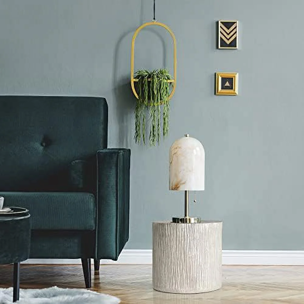 RUNFAYBIU Tree Stump Accent Stool Side End Table  Light Brown - 15" H