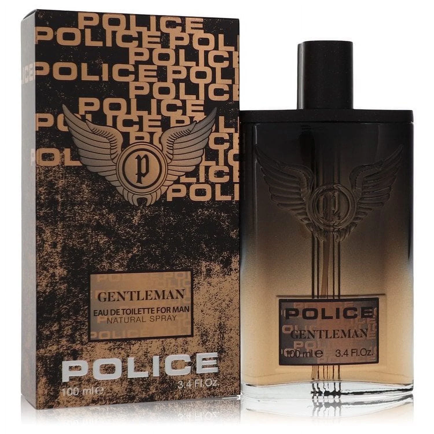 Police Gentleman by Police Colognes Eau De Toilette Spray 3.4 oz Pack of 3