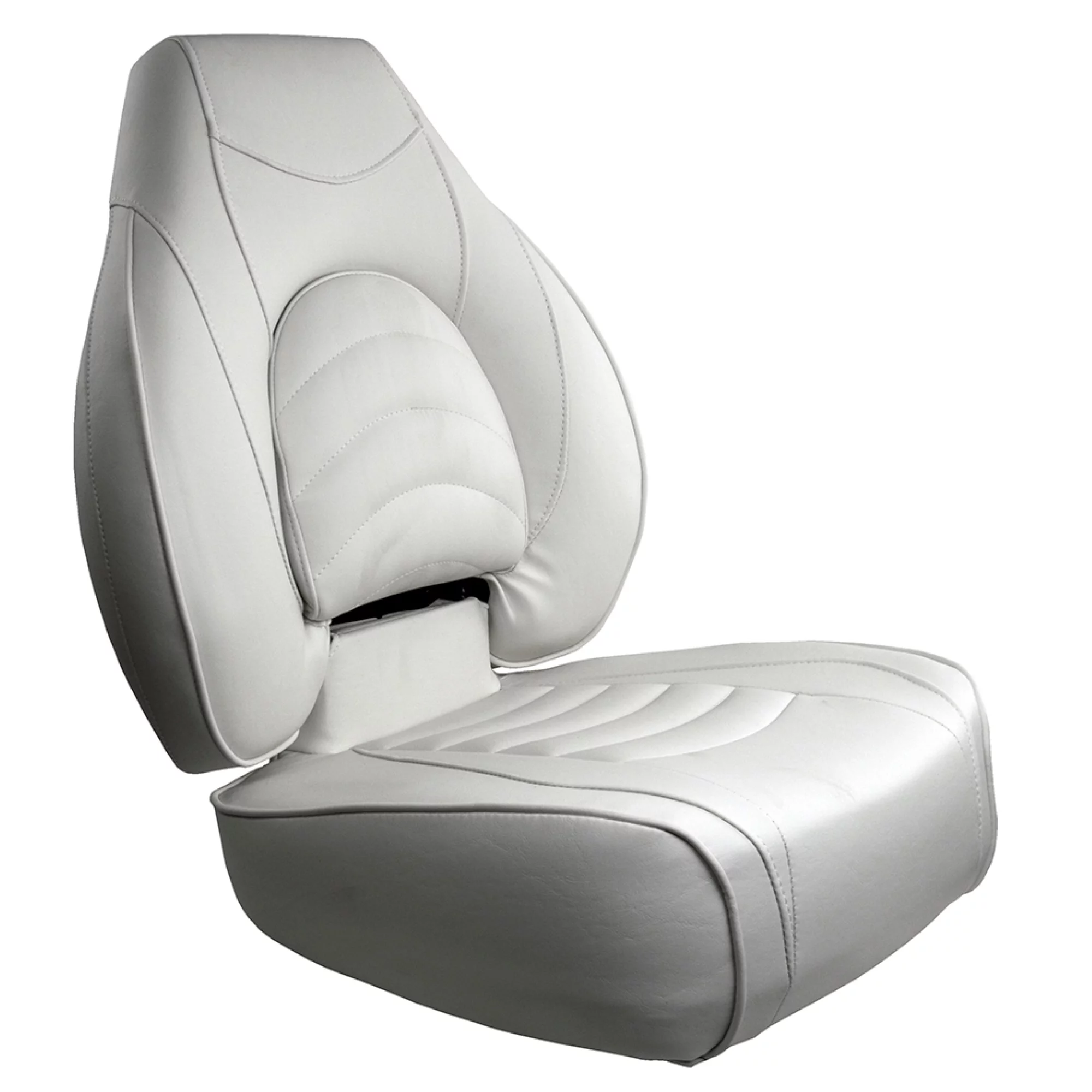 Springfield 1780238 Deluxe Fish Pro High Back Seat - White