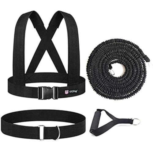 YNXing Resistance Training Rope Explosive Force Bounce Physical Training Resistance Rope Improving Speed, Stamina and Strength