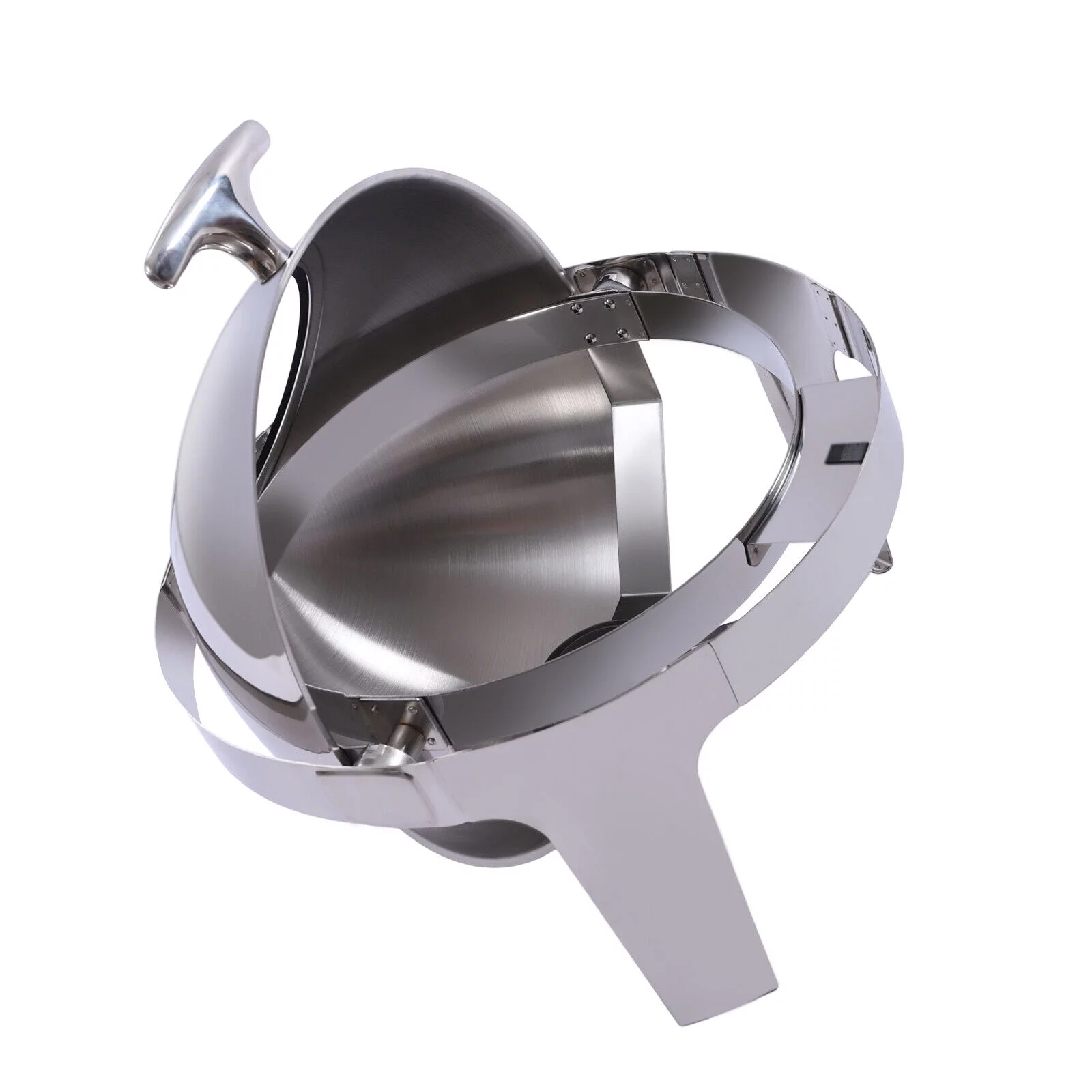 Silver 6.3-Quart Premium Food Warmer Chafing Dish Gourmet Buffet Catering Stainless 400W