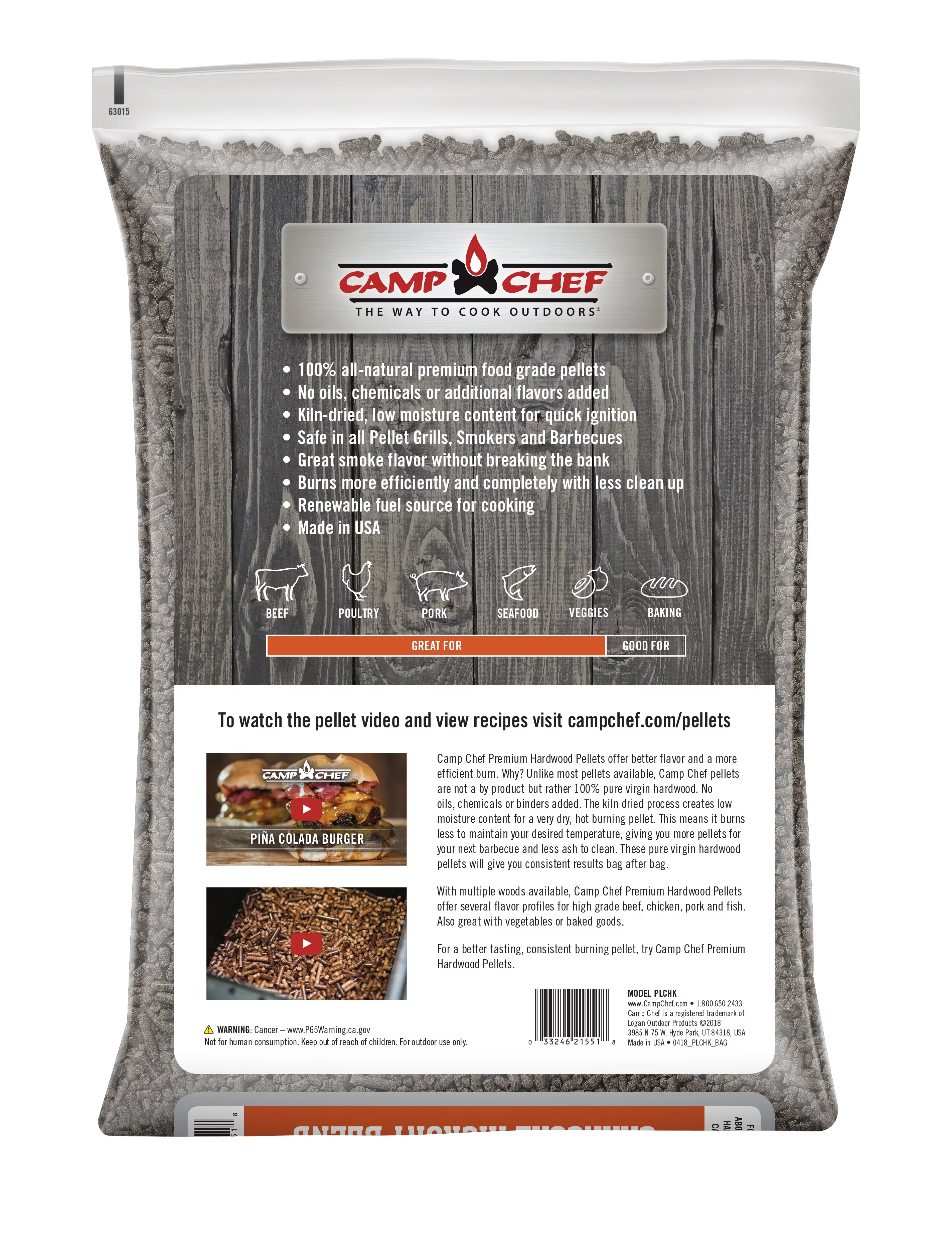 Charwood Charcoal Hickory Pellet Blend