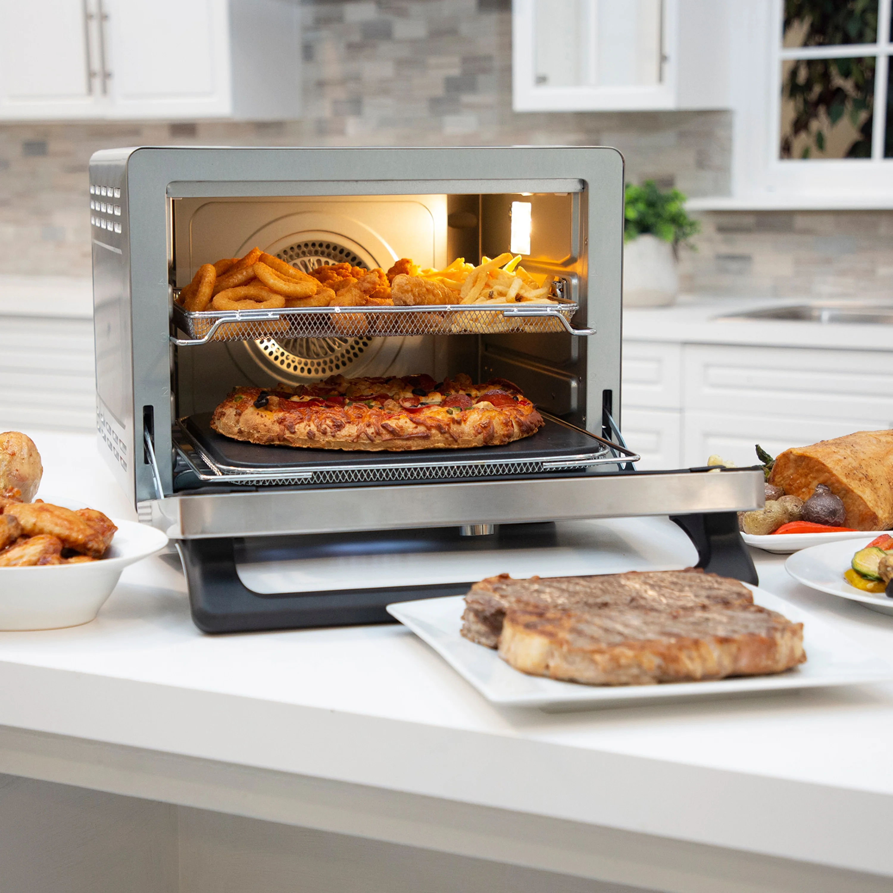 Nuwave 34 QT Pro-Smart IQ 360 Oven Air Fryer Grill