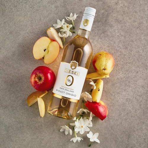 Giesen Non-Alcoholic Premium Pinot Grigio - Premium Dealcoholized White Wine Pinot Gris from New Zealand