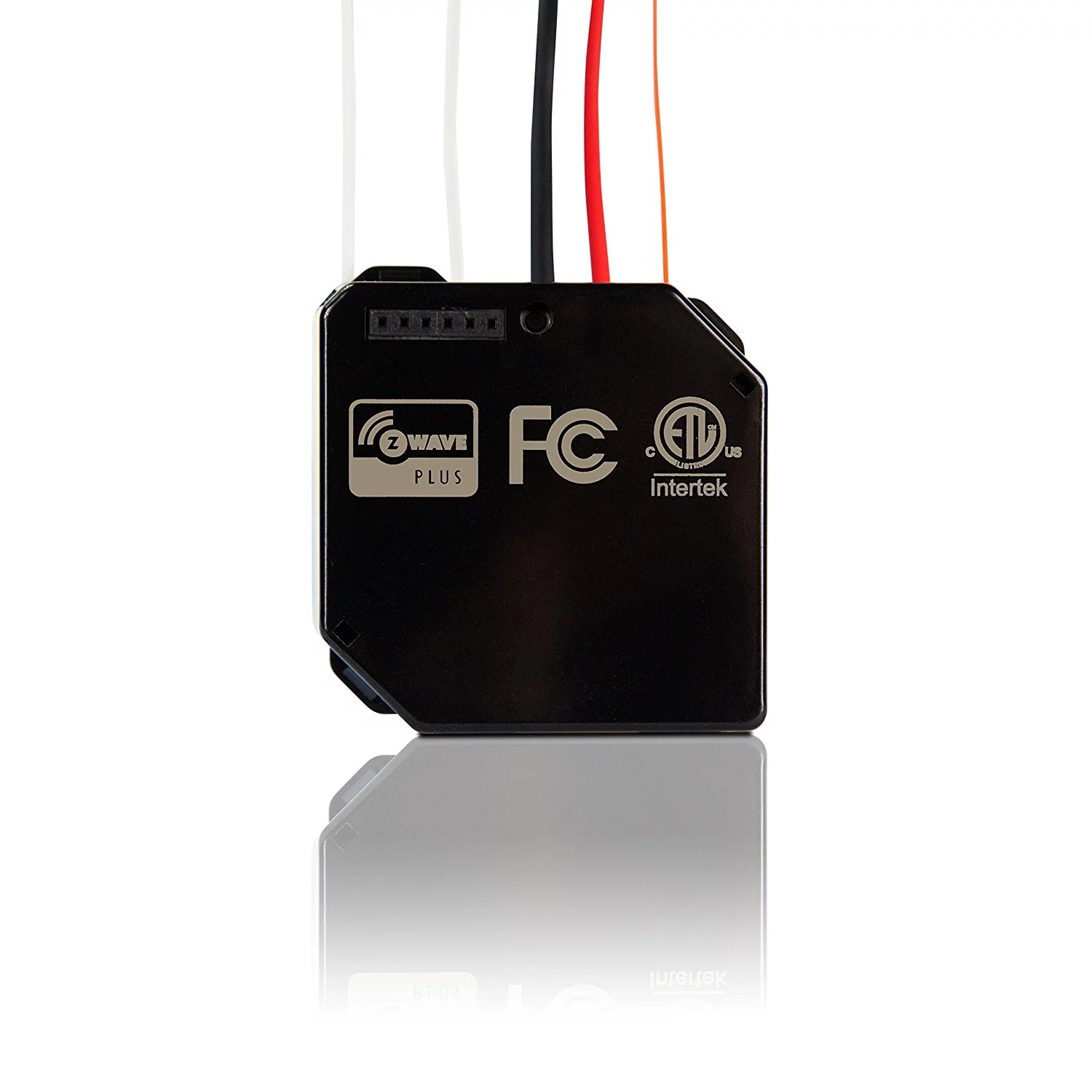 Enerwave Z-Wave Plus Relay, Smart Switch Wireless Remote Control to Lights and Ceiling Fans, 120-277VAC, 10A, Neutral Wire Required, ZWN-RSM1-PLUS, Black