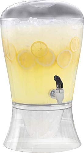Creativeware 3-Gallon Beverage Dispenser- Poly Prop Beverage Dispenser, Clear