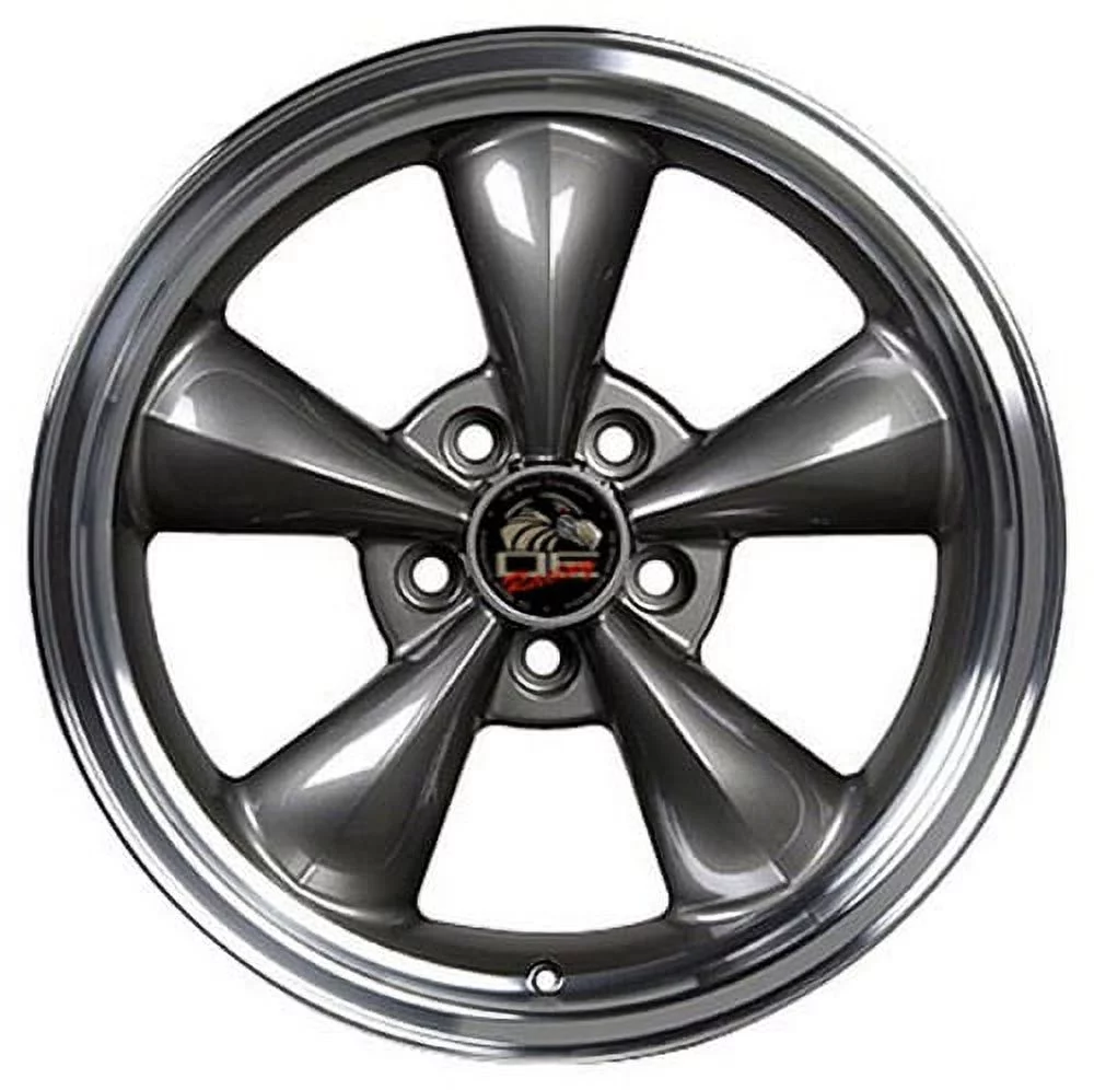 17x9 OE Wheels FR01 Anthracite with Machined Lip Wheel 5x4.5 (24mm)
