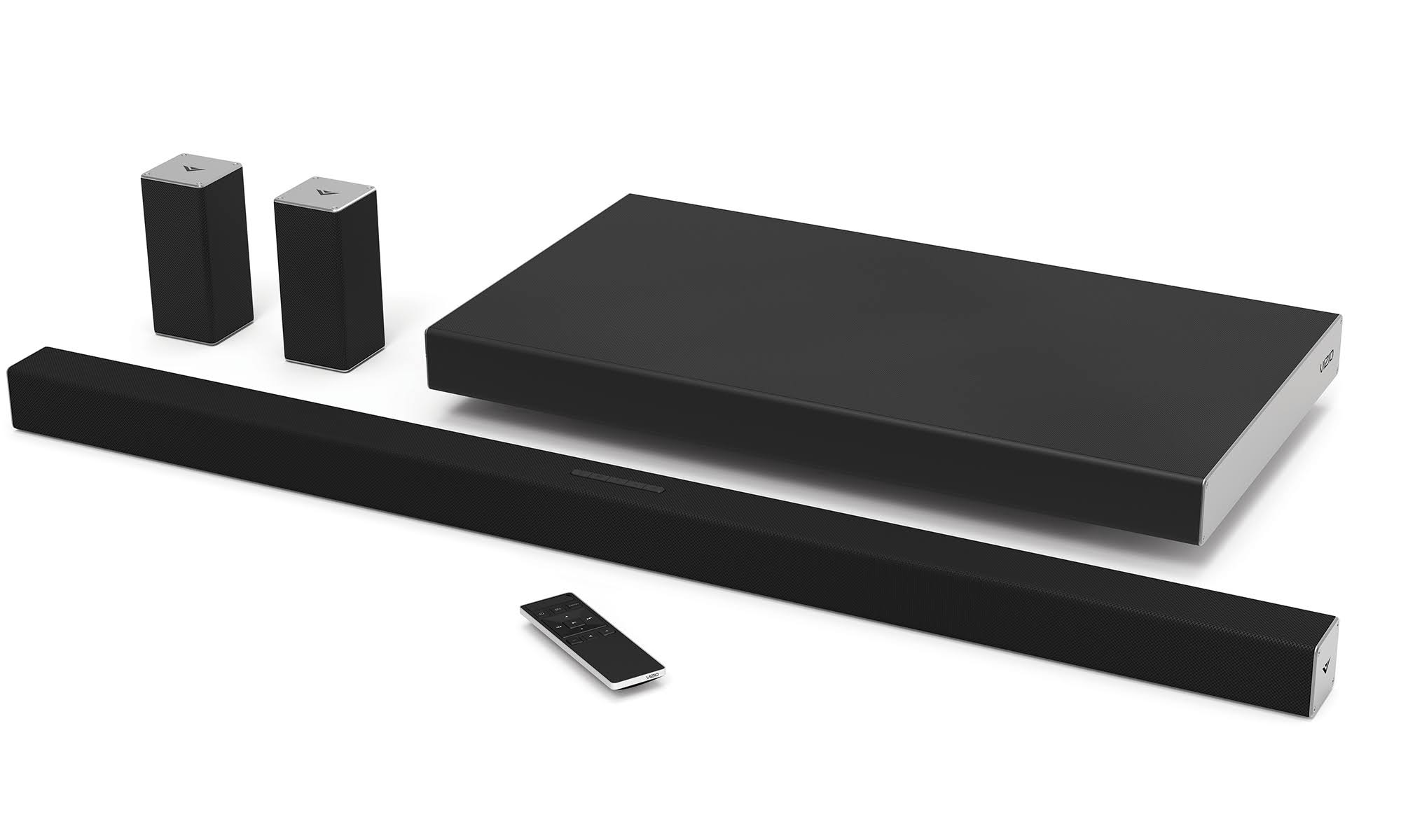 VIZIO SmartCast 40x22 Sound Bar System - 5.1 Channel - Wireless - Black