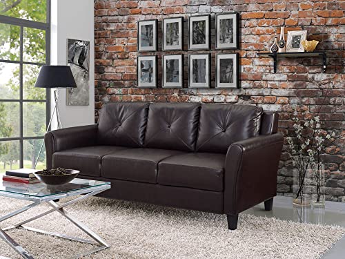 Lifestyle Solutions Harrington Loveseat, Black