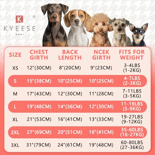 KYEESE Dog Christmas Sweater, Warm Dog Sweater for Medium Dogs Boy Girl, Holiday Knitwear with Reindeer Antler Hood, Thick Cozy Winter Outfit with Leash Hole, XX-Large