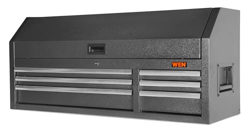 WEN 52-Inch Premium Rolling Tool Cabinet with Heavy Duty 21-Gauge Powder-Coated Steel Construction (GG532B)