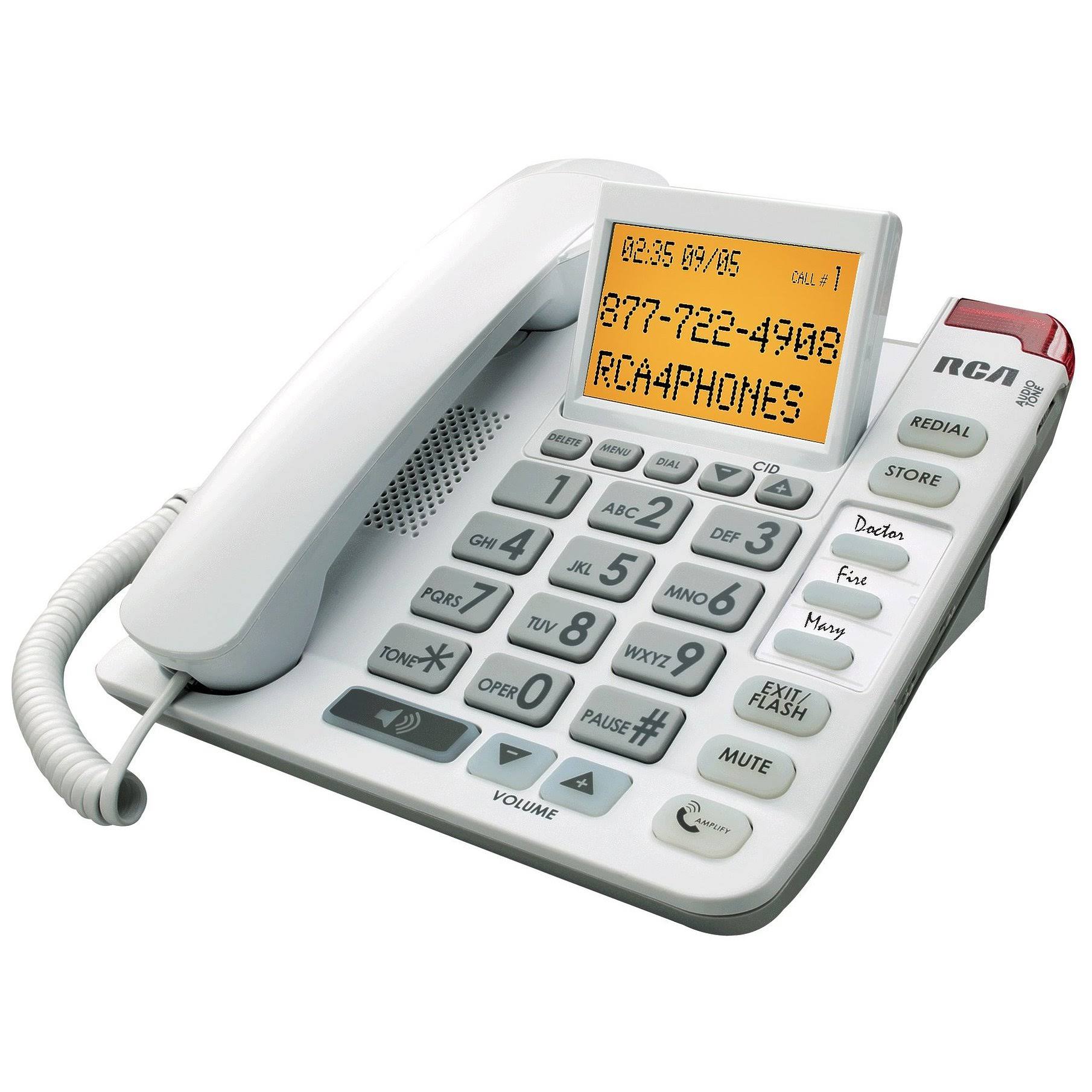 RCA Amplified Big Button Corded Phone