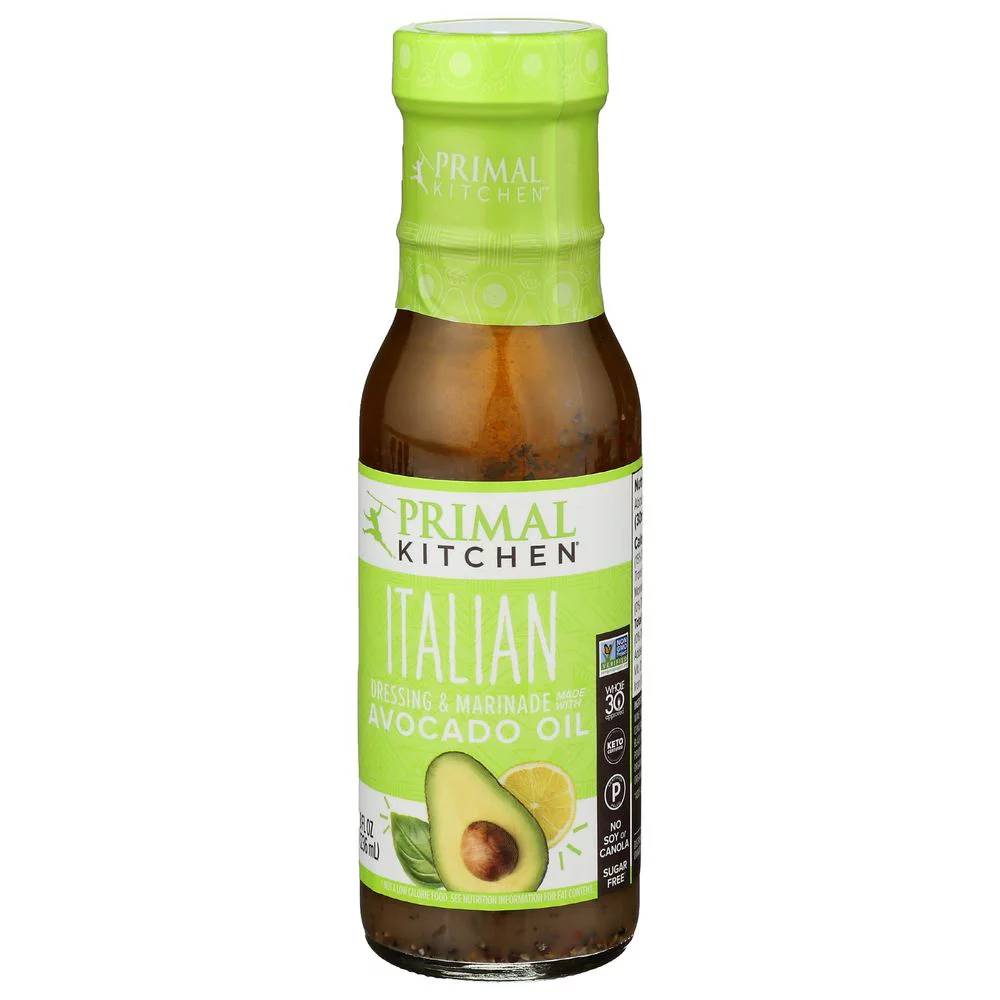 Primal Kitchen Italian Vinaigrette & Marinade, 8 fl oz Pack Of 6