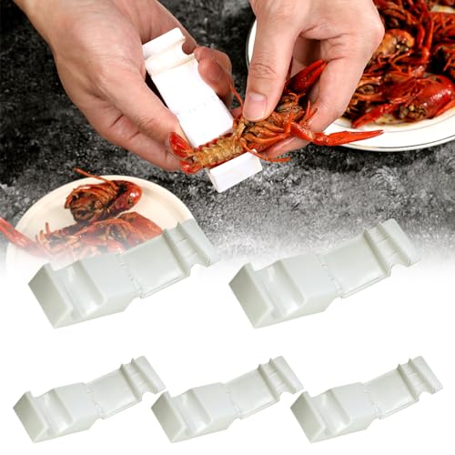 Crawfish Peeler,2024 New Crawfish Shucker,Crayfish Shelling Device Shrimp Peeler,Crawfish Sheller Seafood Tool for Household Restaurant Easily Remove Crawfish Tail Peeler Tool (5 PCS)