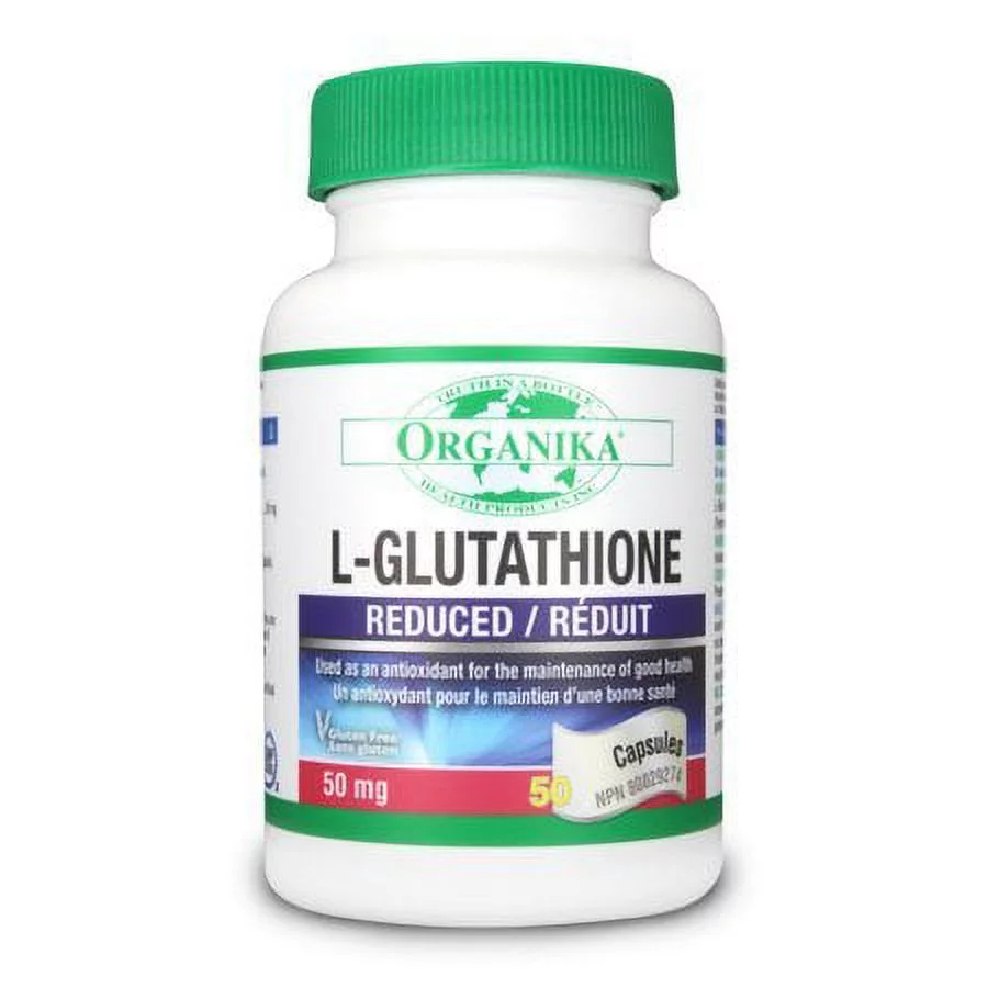 Organika L-GLUTATHIONE (Reduced) 50MG, 50 CAPS